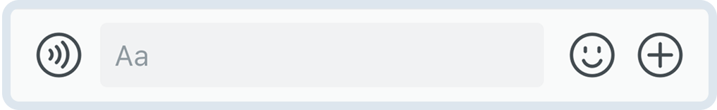 底部输入栏 MessageInput