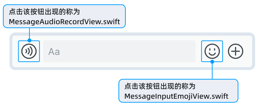 底部输入栏 ChatPrimaryMenu